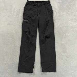Marmot Pants Men 30 Nylon Cargo Black Straight Hiking Trails Water Resistant